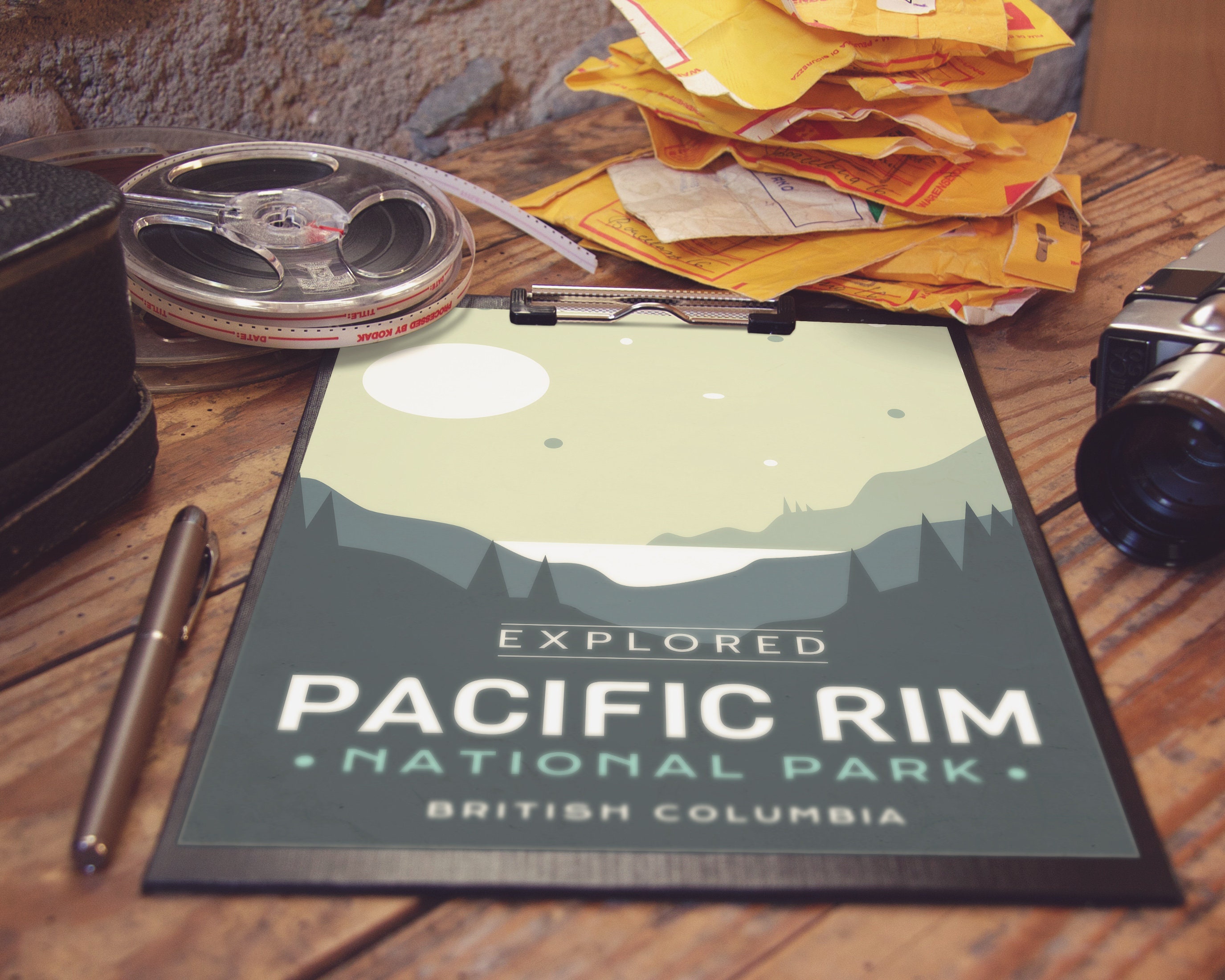 Pacific Rim National Park 'explored' Poster Park - Etsy Canada