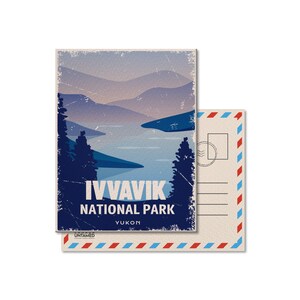 Ivvavik National Park of Canada Postcard, Vintage, Postcards, National Parks, Canada Parks, Gift, Birthday, Canada Day