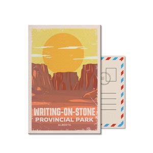 Lettering Provincial Park Postkarte, Vintage, Postkarten, Nationalparks, Kanada Parks, Geschenk, Geburtstag, Vatertag