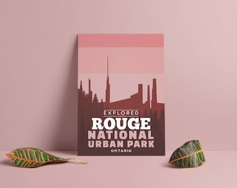 Rouge Urban National Park 'Explored' Poster - Park Posters - Home Decor - Canada Park - Gift - Wall Art - Mother's Day