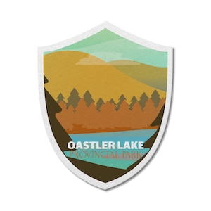 Oastler Lake Ontario Provincial Park waterdichte vinylsticker, laptopstickers, aangepaste stickers, camping, stickerspakket, Vaderdag