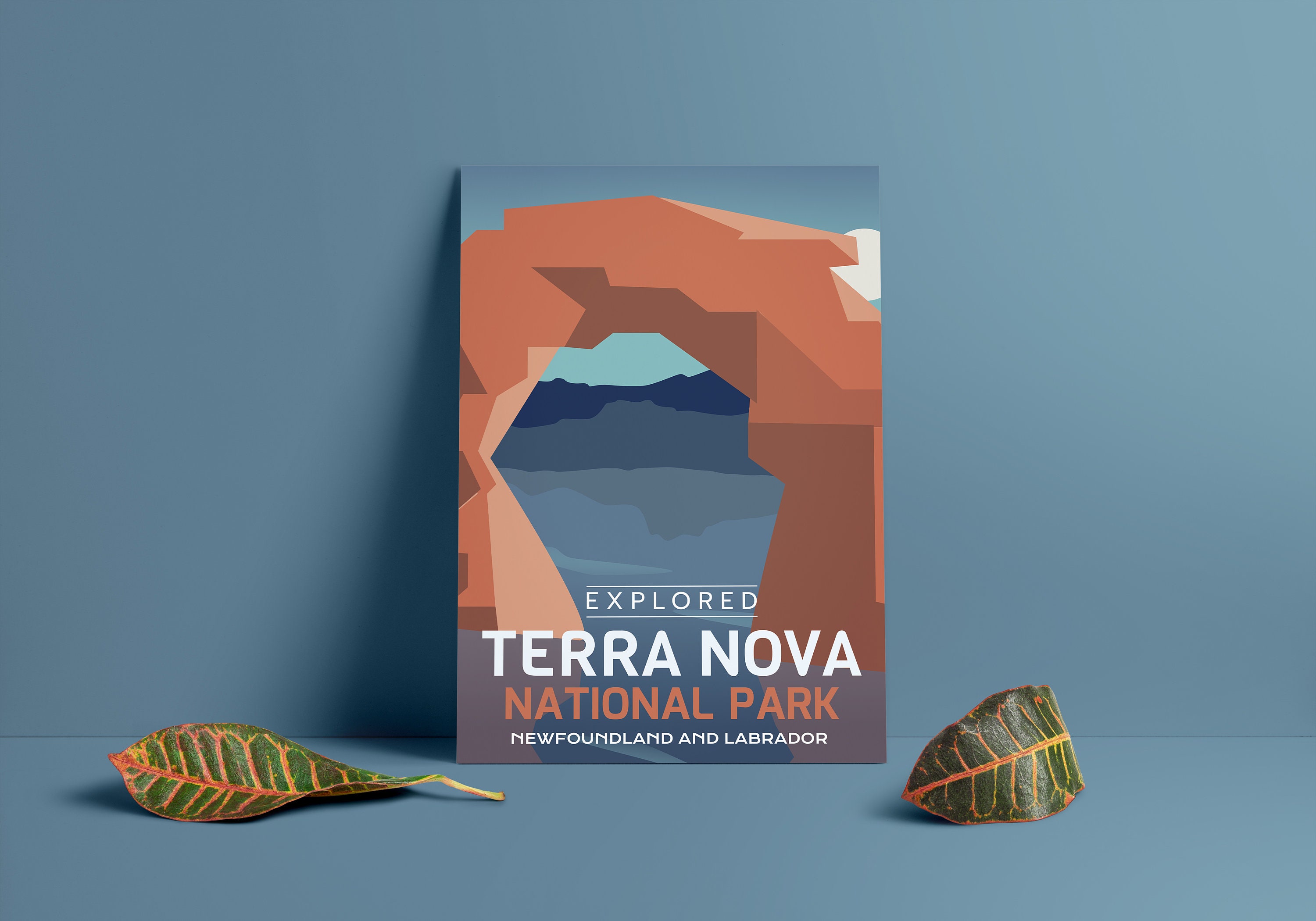 Terra Nova National Park 'Explored' Poster, Park Posters, Home Decor, Canada Park, Gift, Wall Art, Thanksgiving