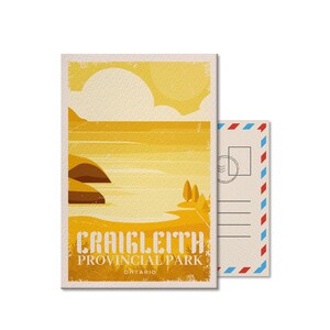 Craigleith Ontario Provincial Park Postkarte, Vintage, Postkarten, Nationalparks, Kanada Parks, Geschenk, Geburtstag, Vatertag