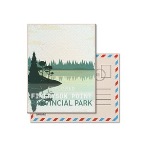 Finlayson Point Ontario Provincial Park Postcard, Vintage, Postcards, National Parks, Canada Parks, Gift, Birthday, Canada Day