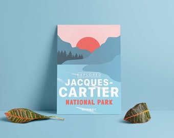 Jacques Cartier National Park 'Explored' Poster - Park Posters - Home Decor - Canada Park - Gift - Wall Art - Victoria Day