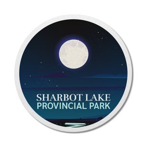 Sharbot Lake Ontario Provincial Park waterdichte vinylsticker, laptopstickers, aangepaste stickers, camping, stickerspakket, Vaderdag