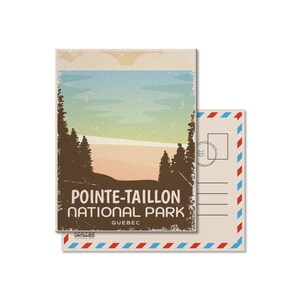 Pointe-Taillon Quebec National Park Postkarte, Vintage, Postkarten, Nationalparks, Kanada Parks, Geschenk, Geburtstag, Vatertag