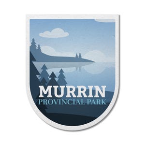 Murrin British Columbia Provincial Park wasserdichter Vinylaufkleber, Laptop-Aufkleber, benutzerdefinierte Aufkleber, Aufkleberpaket, Vatertag