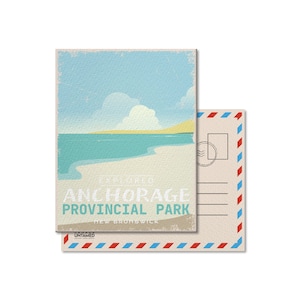 Anchorage New Brunswick Provincial Park Postkarte, Vintage, Postkarten, Nationalparks, Kanada Parks, Geschenk, Geburtstag, Vatertag