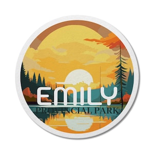Emily Ontario Provincial Park waterdichte vinylsticker, laptopstickers, aangepaste stickers, camping, stickerspakket, Vaderdag