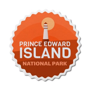 Prince Edward Island National Park of Canada wasserdichter Vinyl Aufkleber, Laptop Aufkleber, Benutzerdefinierte Aufkleber, Stickers Pack, Vatertag