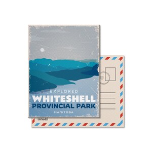 Carte postale du parc provincial du Manitoba Whiteshell, vintage, cartes postales, parcs nationaux, Parcs Canada, cadeau, anniversaire, fête des pères
