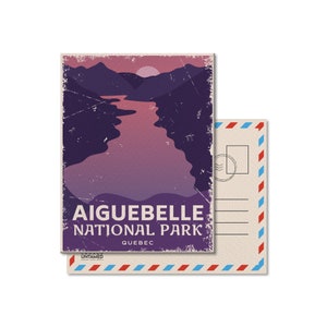 Aiguebelle Quebec National Park Postcard, Vintage, Postcards, National Parks, Canada Parks, Gift, Birthday, Fathers Day