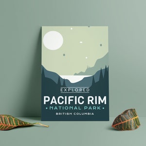 Pacific Rim National Park 'explored' Poster, Park Posters, Home Decor ...