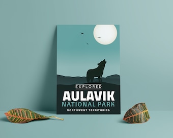 Aulavik National Park 'Explored' Poster - Park Posters - Home Decor - Canada Park - Gift - Wall Art - Mother's Day