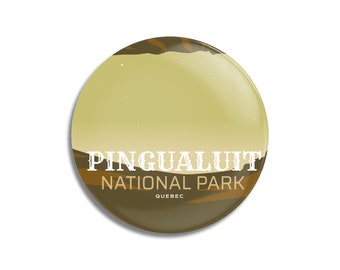 ケベック州パンガルイ国立公園のピンバッジ、カナダの公園、1.75インチ