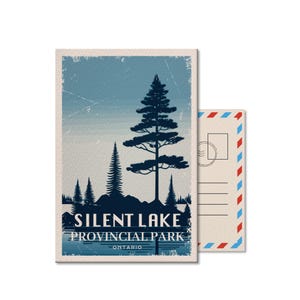 Stiller See Lake Ontario Provincial Park Postkarte, Vintage, Postkarten, Nationalparks, Kanada Parks, Geschenk, Geburtstag, Vatertag