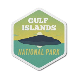 Guip Islands National Park of Canada wasserdichter Vinyl Aufkleber, Laptop Aufkleber, Benutzerdefinierte Aufkleber, Aufkleber, Vatertag