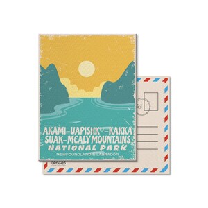 Akami-Uapishku-KakKasuak-Mealy National Park of Canada Postcard, Vintage, Postcards, National Parks, Canada Parks, Canada Day