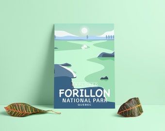 Forillon National Park 'Explored' Poster - Park Posters - Home Decor - Canada Park - Gift - Wall Art - Mother's Day