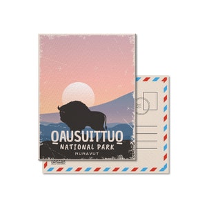 Cartão postal do Parque Nacional Qausuittuq do Canadá, Vintage, Cartões postais, Parques Nacionais, Parques do Canadá, Presente, Aniversário, Dia do Canadá
