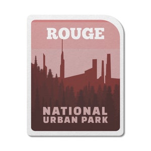 Rouge National Urban Park von Kanada Wasserdichter Vinyl-Aufkleber, Laptop-Aufkleber, Benutzerdefinierte Aufkleber, Camping, Aufkleber, Vatertag