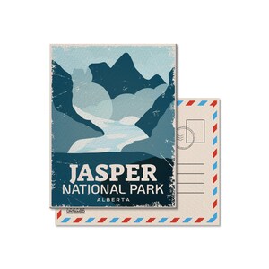 Carte postale du parc national du Canada Jasper, vintage, cartes postales, parcs nationaux, Parcs Canada, cadeau, anniversaire, fête des pères