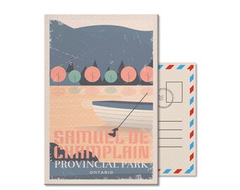 Samuel de Champlain Ontario Provincial Park Postcard, Vintage, Postcards, National Parks, Canada Parks, Gift, Birthday, Mothers Day