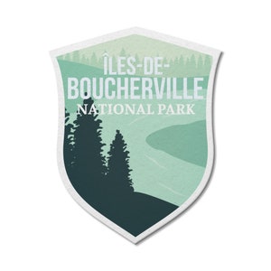 Îles-de-Boucherville Quebec National Park Wasserdichter Vinyl Aufkleber - Laptop Aufkleber - Benutzerdefinierte Aufkleber - Aufkleber - Ostern