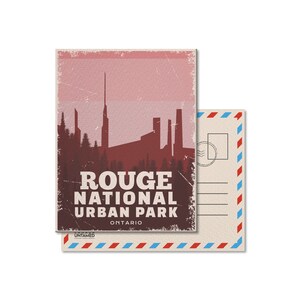 Rouge Urban National Park of Canada Postkarte, Vintage, Postkarten, Nationalparks, Canada Parks, Geschenk, Geburtstag, Canada Day