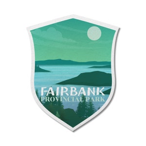 Fairbank Ontario Provincial Park wasserdichter Vinyl-Aufkleber, Laptop-Aufkleber, Benutzerdefinierte Aufkleber, Camping, Aufkleber, Vatertag