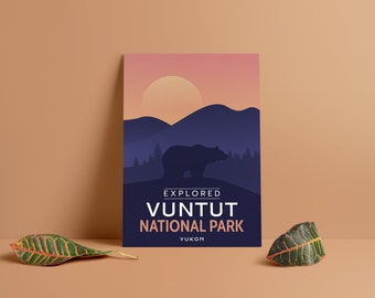 Vuntut National Park 'Explored' Poster - Park Posters - Home Decor - Canada Park - Gift - Wall Art - Mother's Day