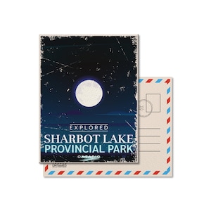 Carte postale du parc provincial Sharbot Lake Ontario, vintage, cartes postales, parcs nationaux, Parcs Canada, cadeau, anniversaire, fête des pères