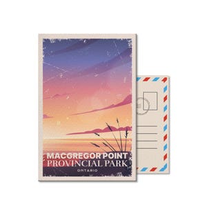 MacGregor Point Ontario Provincial Park Postkarte, Vintage, Postkarten, Nationalparks, Kanada Parks, Geschenk, Geburtstag, Vatertag