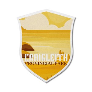 Craigleith Ontario Provincial Park waterdichte vinylsticker, laptopstickers, aangepaste stickers, camping, stickerspakket, Vaderdag