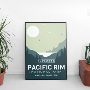 Pacific Rim National Park 'explored' Poster, Park Posters, Home Decor ...