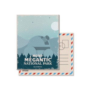 Mont-Megantic Quebec National Park Postkarte, Vintage, Postkarten, Nationalparks, Kanada Parks, Geschenk, Geburtstag, Vatertag