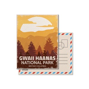 Gwaii Haanas National Park of Canada Postcard, Vintage, Postcards, National Parks, Canada Parks, Gift, Birthday, Fathers Day