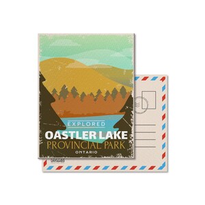 Oastler Lake Ontario Provincial Park Postcard, Vintage, Postcards, National Parks, Canada Parks, Gift, Birthday, Canada Day