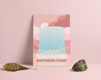 Nahanni National Park 'Explored' Poster - Park Posters - Home Decor - Canada Park - Gift - Wall Art - Mother's Day