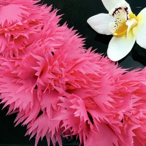 2y, 3y of Hot Pink Chiffon &quot;Boa&quot; Trim - FREE SHIPPING
