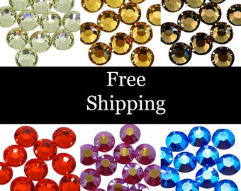 SS10 Hot Fix DMC Crystal Rhinestones - 1-2 Packs, 1440 Pcs each