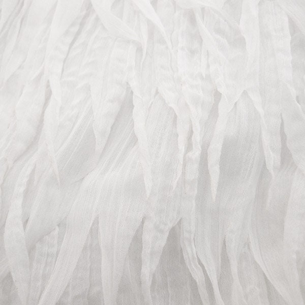 1 Yards 6 Piece of Pearl White Chiffon Fabric FREE | Etsy