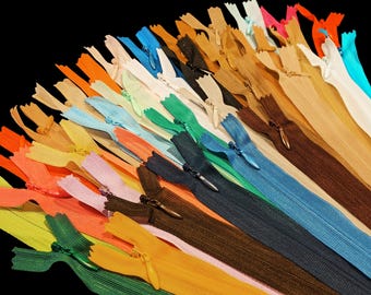 Invisible Zippers, 9"-16" long, 10-35 Pieces