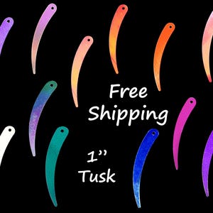 32mm Tusk Paillette Sequins, 1500 Pieces per Bag