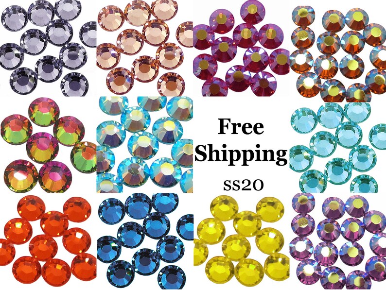 SS20 Hot Fix Crystal Rhinestones - 2 Packs, 2880 Pieces - Etsy