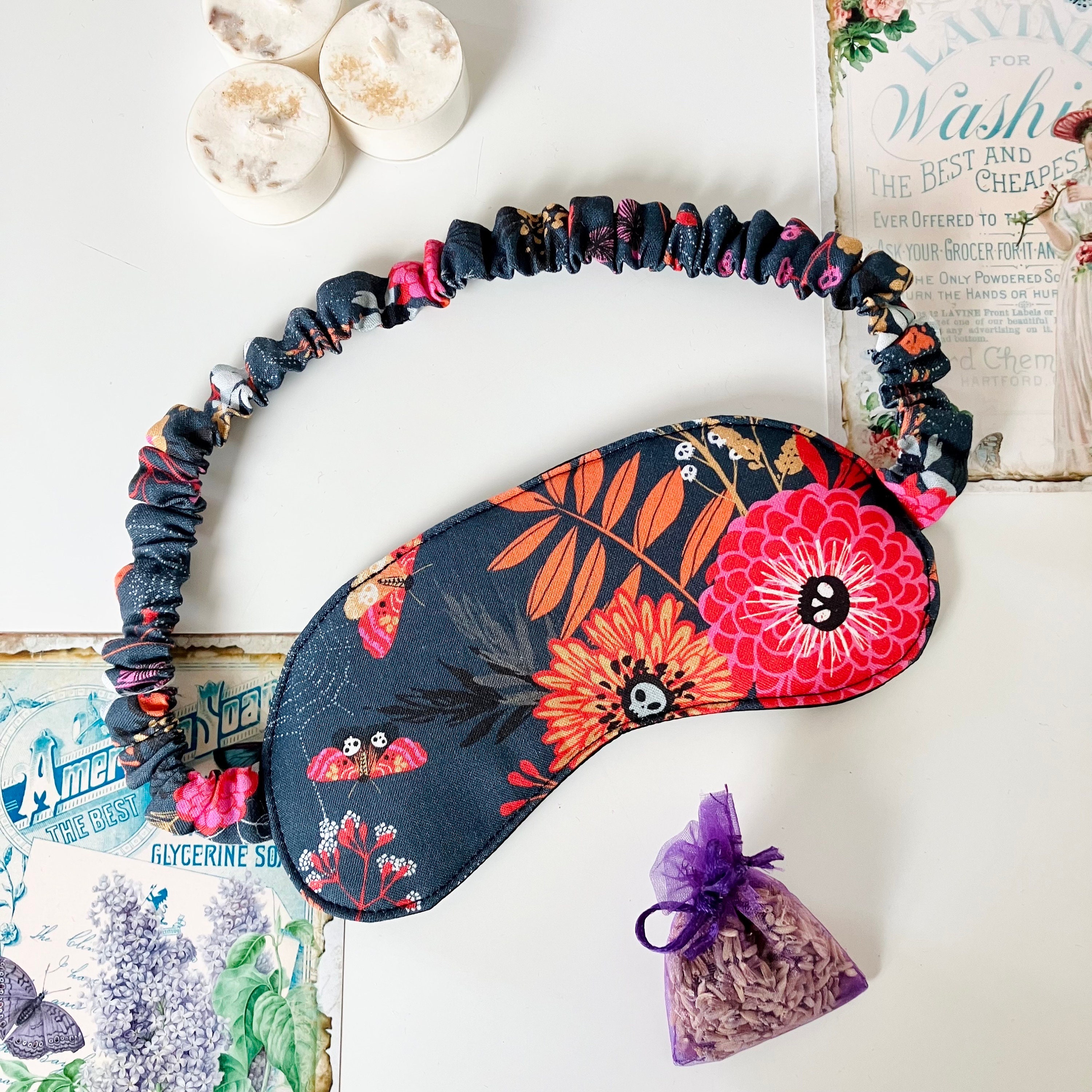 Full Moon Silk lined Sleep Mask - blindfold