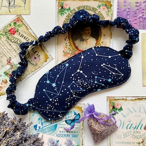 Constellations Silk lined Sleep Mask