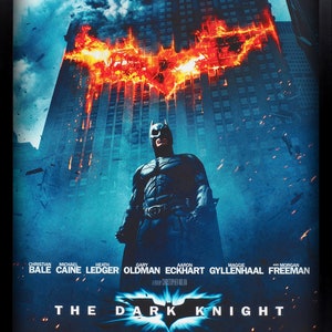 The Dark Knight Movie Poster Framed and Ready to Hang. image 2