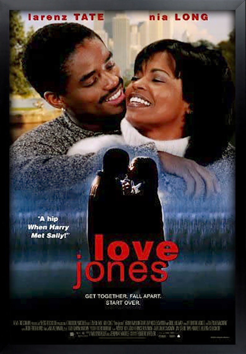 Love Jones Movie Poster Framed and Ready to Hang. Etsy